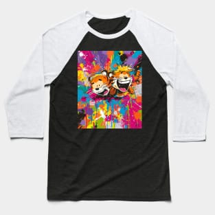 Calvin and Hobbes Classic Comedy Baseball T-Shirt